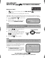 Preview for 16 page of Sharp VC-MH713HM Operation Manual