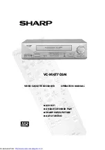 Sharp VC-MH770SM Operation Manual preview