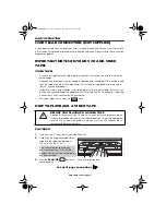 Preview for 14 page of Sharp VC-MH835HM Operation Manual