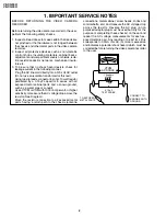 Preview for 2 page of Sharp VE-CG30U Service Manual