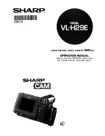 Sharp ViewaCam VL-H29E Operation Manual preview