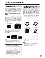 Preview for 9 page of Sharp ViewCam Slim VL-AX1S Operation Manual