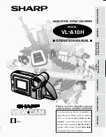 Sharp VIEWCAM VL-A10H Operation Manual preview