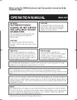 Preview for 2 page of Sharp ViewCam VL-AH131E Operation Manual