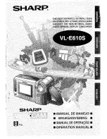 Sharp ViewCam VL-E610S Operation Manual preview