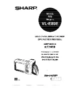 Preview for 1 page of Sharp ViewCam VL-E89E Operation Manual