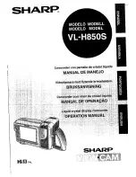 Preview for 1 page of Sharp ViewCam VL-H850S Operation Manual