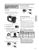 Preview for 35 page of Sharp ViewCam VL-NZ100U Operation Manual