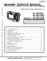 Sharp ViewCam VL-NZ100U Service Manual preview