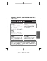 Preview for 1 page of Sharp VIEWCAM VL-SD20S Operation Manual