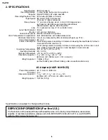 Preview for 6 page of Sharp Viewcam VL-Z1U Service Manual