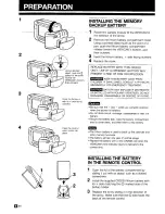 Предварительный просмотр 14 страницы Sharp ViewCam Zoom 8 VL-E40S Operation Manual