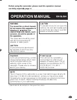 Preview for 3 page of Sharp ViewcamZ VL-Z100S-S Operation Manual