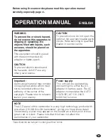 Preview for 3 page of Sharp ViewcamZ VL-Z1S Operation Manual