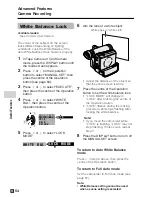 Preview for 64 page of Sharp VIEWCAMZ VL-Z3E Operation Manual