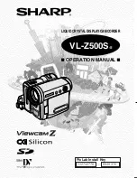 Sharp ViewcamZ VL-Z500S-E Operation Manual preview