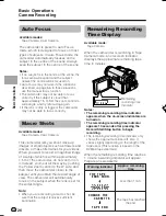 Preview for 36 page of Sharp ViewcamZ VL-Z500S-E Operation Manual