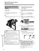 Предварительный просмотр 86 страницы Sharp ViewcamZ VL-Z8H Operation Manual