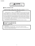 Preview for 4 page of Sharp VL-AD260U Service Manual