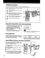 Preview for 62 page of Sharp VL-C690S Operation Manual