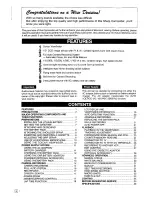 Preview for 4 page of Sharp VL-C7200S Operation Manual