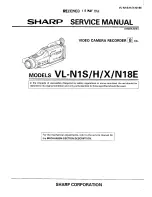 Preview for 1 page of Sharp VL-N18E Service Manual