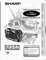 Sharp VL-NZ50U - MiniDV Compact Digital Viewcam Operation Manual preview