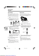 Preview for 44 page of Sharp VL-PD6H Quick operation Operation Manual