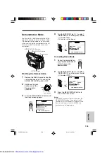 Preview for 109 page of Sharp VL-PD6H Quick operation Operation Manual