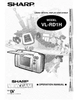 Sharp VL-RD1H Operation Manual preview