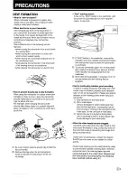 Preview for 5 page of Sharp VL-SX80 Operation Manual