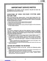 Preview for 3 page of Sharp VT-1480B Service Manual