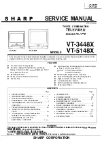 Sharp VT-3448X Service Manual preview