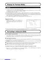 Предварительный просмотр 13 страницы Sharp VT-3700S (French) Mode D'Emploi