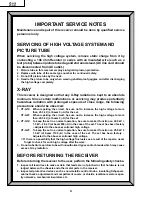 Preview for 4 page of Sharp VT-G14 Service Manual