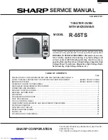 Sharp Warm & Toasty R-55TS Service Manual preview