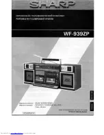 Sharp WF-939ZP Operation Manual preview