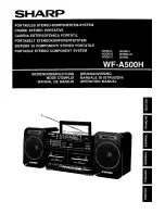 Preview for 1 page of Sharp WF-A500H Operation Manual