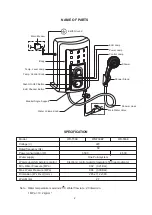 Preview for 2 page of Sharp WH-T36E Service Manual