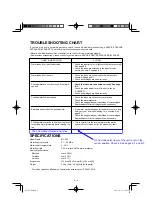 Предварительный просмотр 10 страницы Sharp WJ-500 Operation Manual