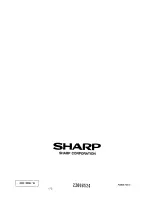 Предварительный просмотр 72 страницы Sharp WQ-290H Operation Manual