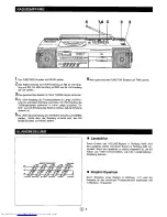 Предварительный просмотр 8 страницы Sharp WQ-CD15H Operation Manual