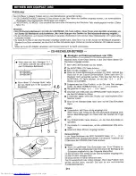 Предварительный просмотр 11 страницы Sharp WQ-CH600L Operation Manual