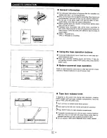 Предварительный просмотр 8 страницы Sharp WQ-T484E Operation Manual