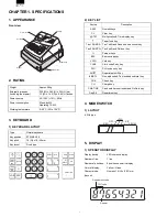 Preview for 2 page of Sharp XE-A101 Service Manual