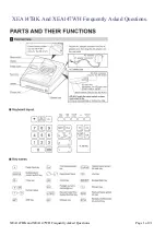 Sharp XE-A147-BK Frequently Asked Questions Manual preview