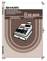 Sharp XE-A202 - Electronic Cash Register Instruction Manual preview