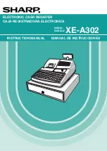 Sharp XE-A302 Instruction Manual preview