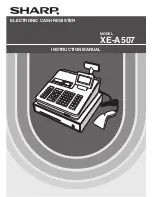 Sharp XE-A507 Instruction Manual preview