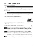 Preview for 9 page of Sharp XEA401 - Cash Register W/THERMAL Printer Instruction Manual